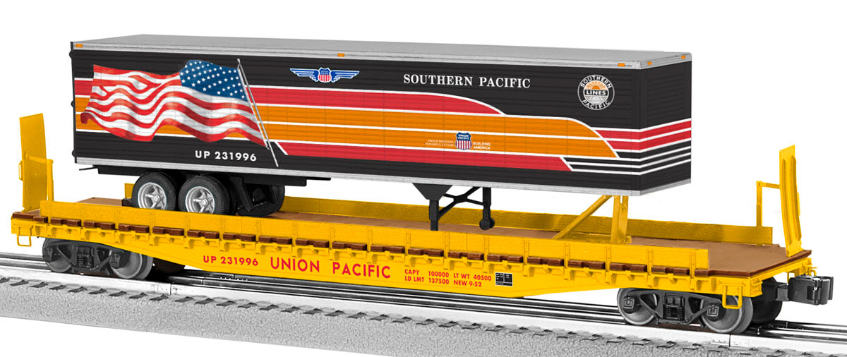 Lionel 2326050 - Union Pacific Heritage Flatcar "Southern Pacific" w/ Trailer #231996