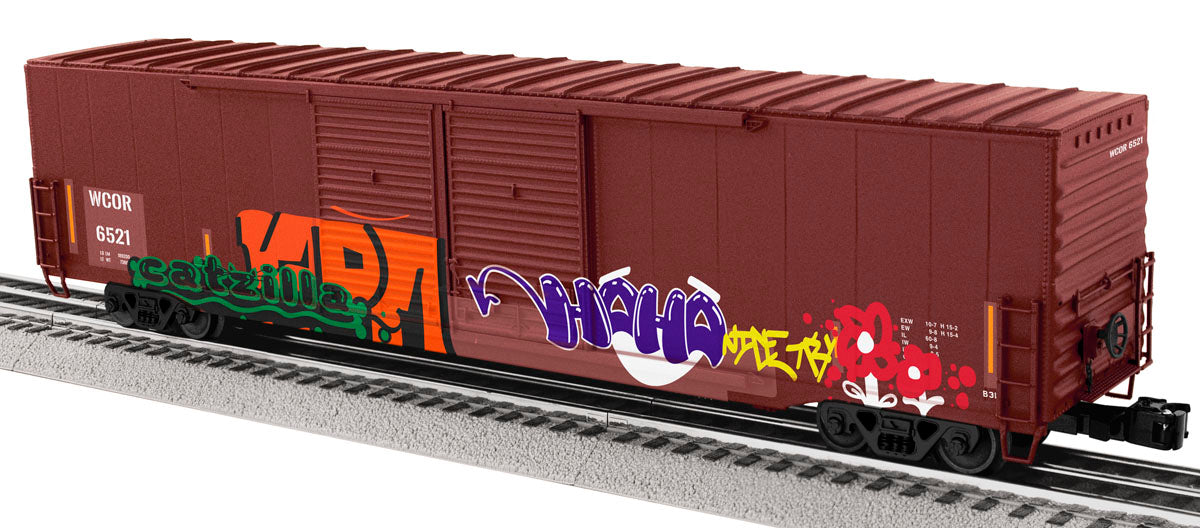 Lionel 2326182 - 60' Boxcar "WCOR" #6521 w/ Graffiti