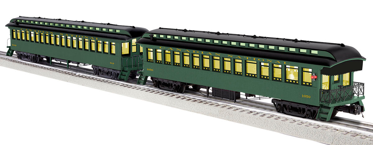 Lionel 2327200 - Wood Passenger Car "Canadian National" (2-Car) Set C - MrMuffin'sTrains