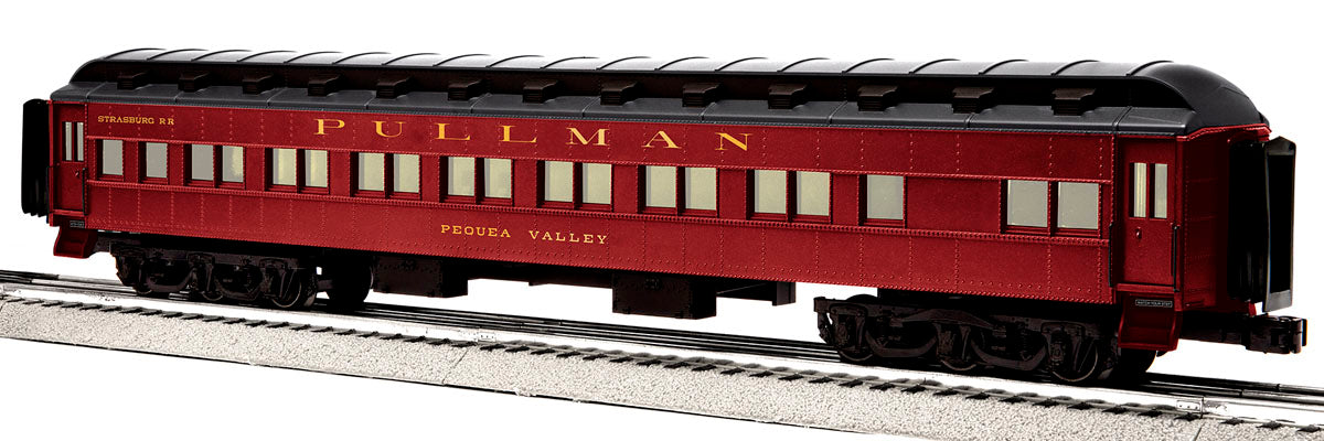 Lionel 2327210 - 18" Heavyweight Passenger Car "Strasburg Railroad" #Pequea Valley (Red)