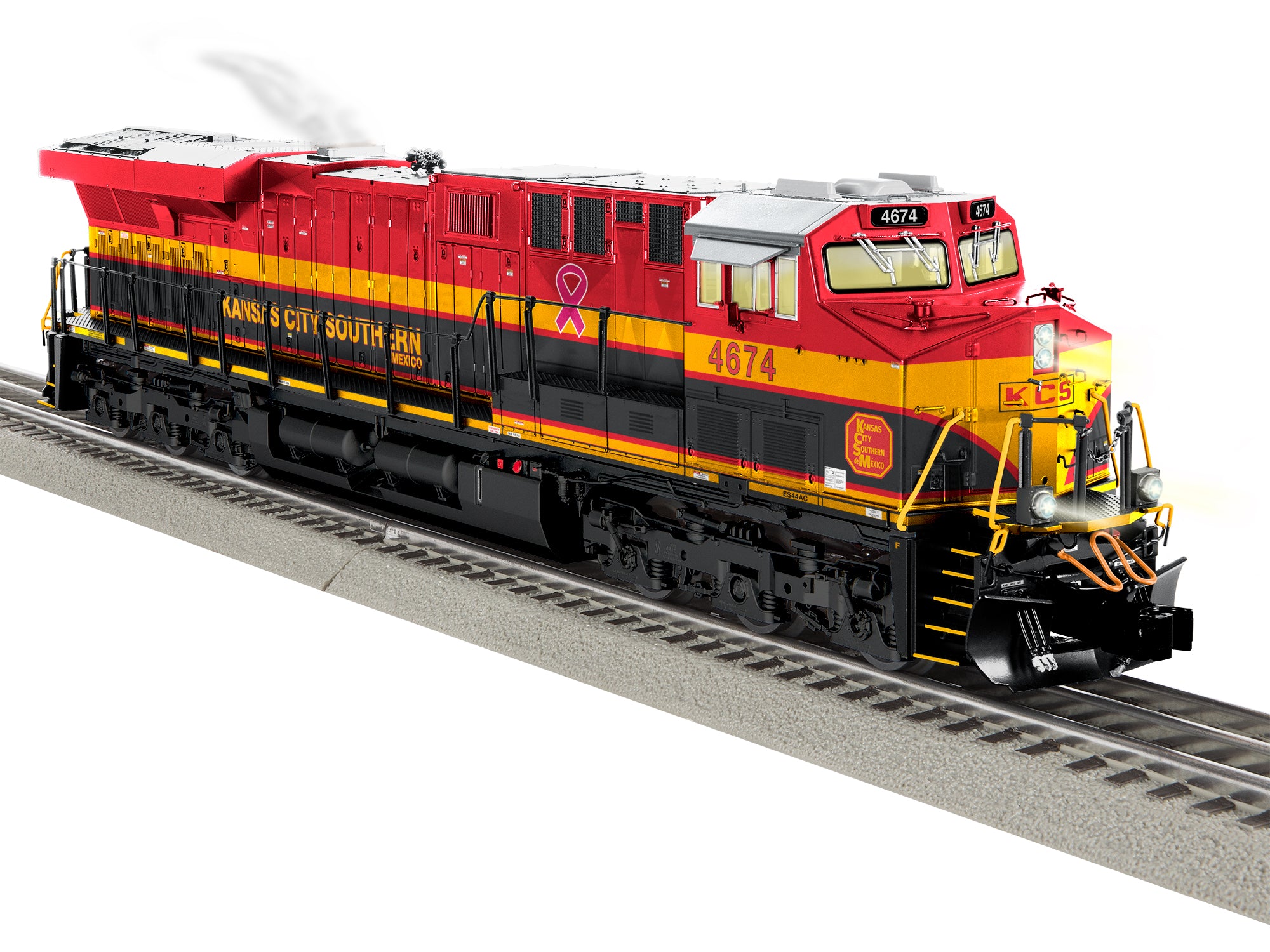 Lionel 2333489 - Legacy ES44AC Diesel Locomotive "Kansas City Southern" #4674 (Non-PWD)