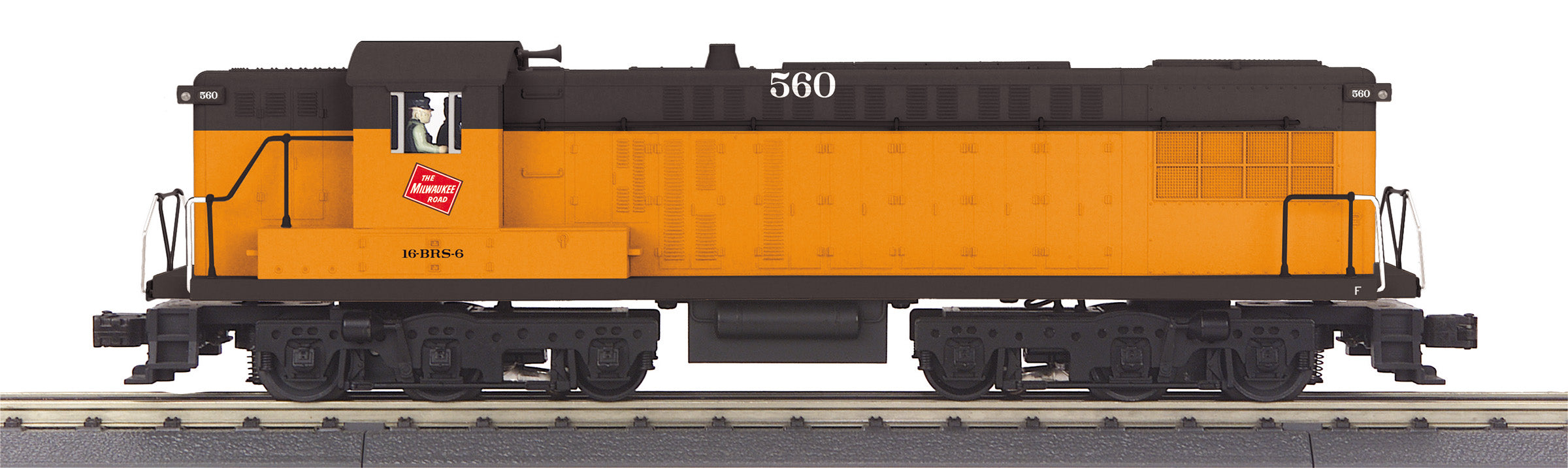 MTH 30-20889-1 - AS-616 Diesel Engine "Milwaukee Road" w/ PS3 #560 - Custom Run for MrMuffin'sTrains