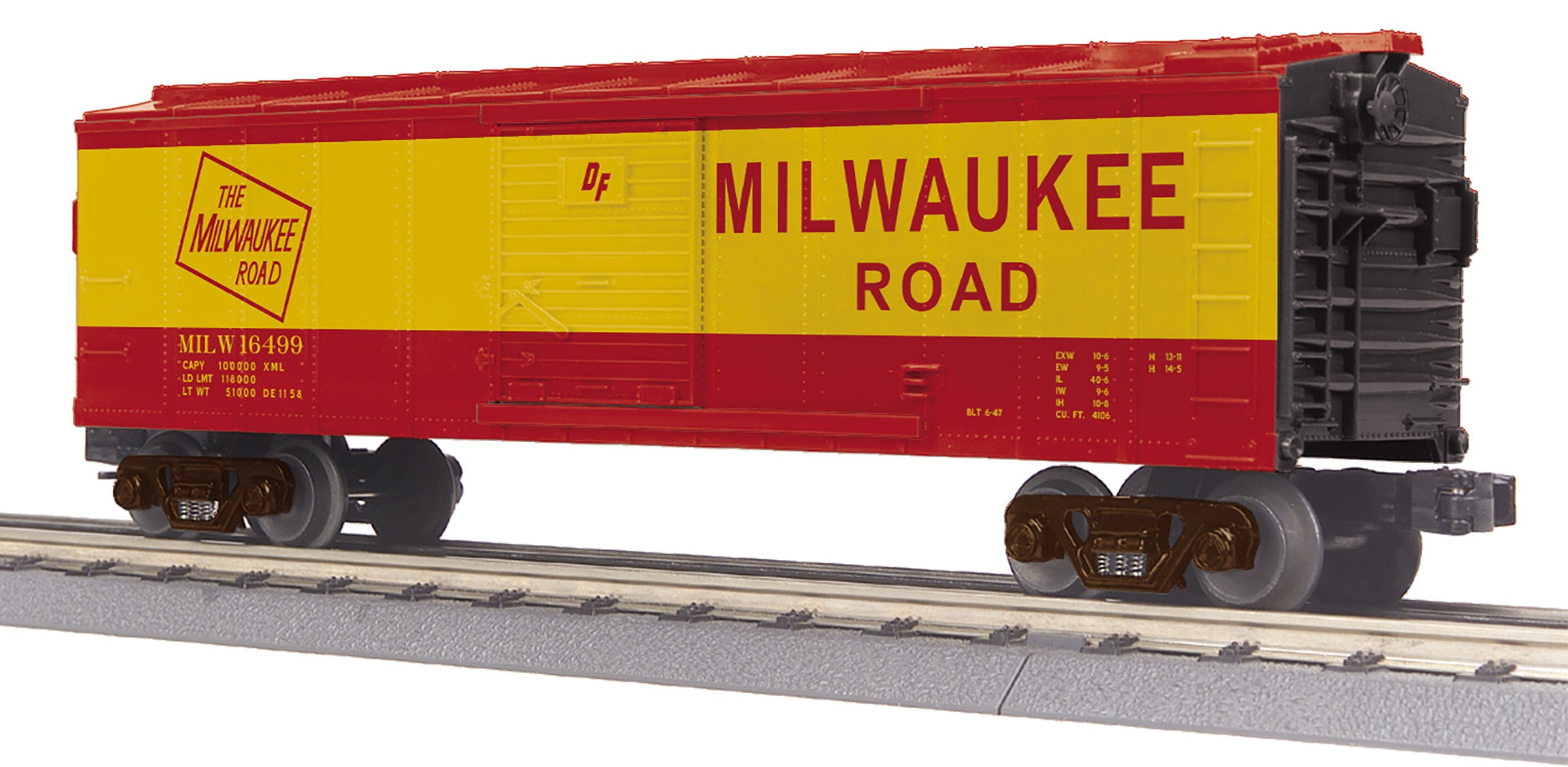 MTH 30-71117 - 40' Box Car "Milwaukee Road" #16499