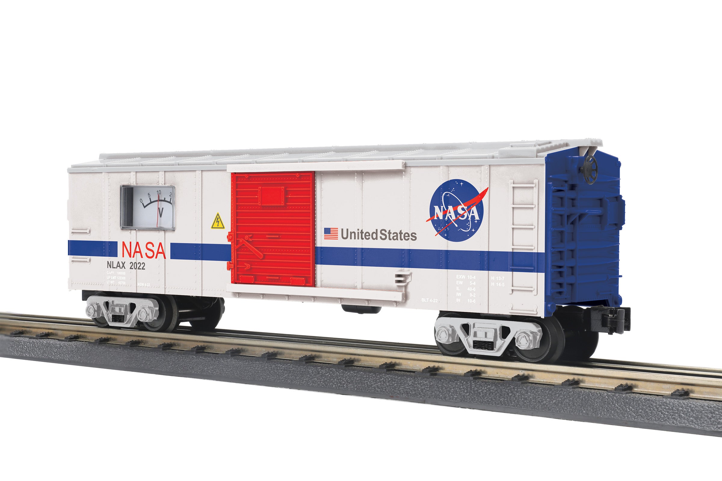 MTH 30-71122 - Box Car "NASA" #2022 w/ Power Meter