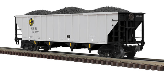 Atlas O 3001282 - Premier - 4-Bay Coal Hopper "Alaska Railroad" - MrMuffin'sTrains