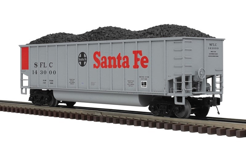 Atlas O 3002387 - Premier - Coalporter Hopper "Santa Fe" (2-Rail)