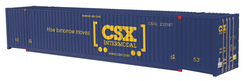 Atlas O 3002038 - Master - 53' Jindo Container "CSX" (How Tomorrow Moves)