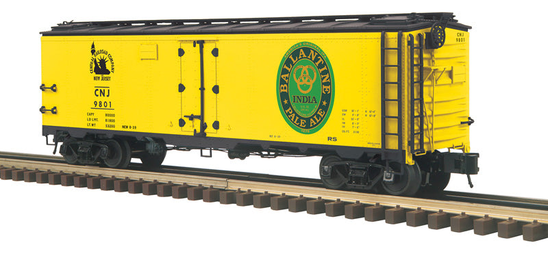 Atlas O 3003918A - Master - 40' Steel Reefer "Jersey Central" #India Pale Ale 9801 (Ballantine Heritage)