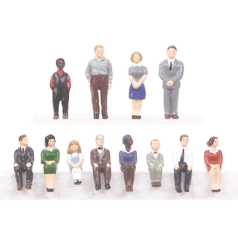 Atlas O 3009950 - Heavyweight Passenger Figure Set #1 (12-Pack) - MrMuffin'sTrains