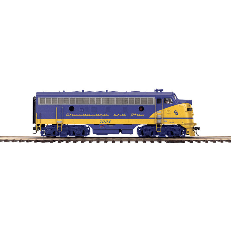 Atlas O 30138128 - Master - F-7A Diesel Locomotive (UnPowered) "Chesapeake & Ohio" #7020 (2-Rail)