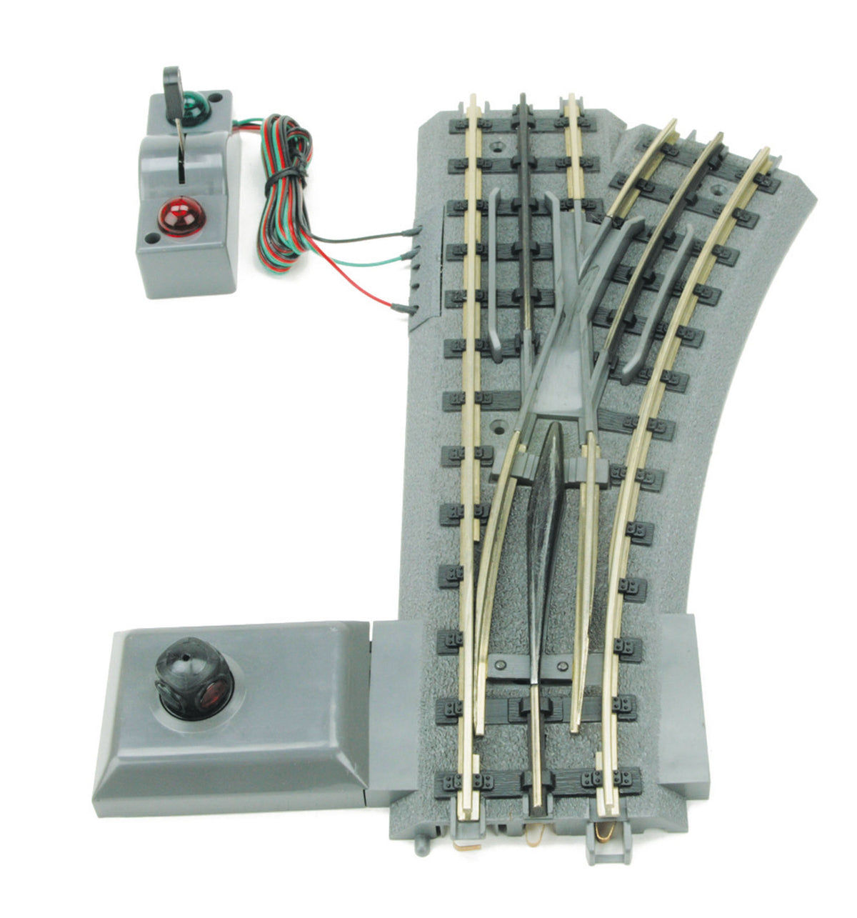MTH 40-1043 - RealTrax - O-42 Switch Track (RH) - MrMuffin'sTrains