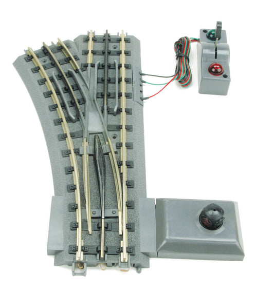 MTH 40-1044 - RealTrax - O-42 Switch Track (LH) - MrMuffin'sTrains