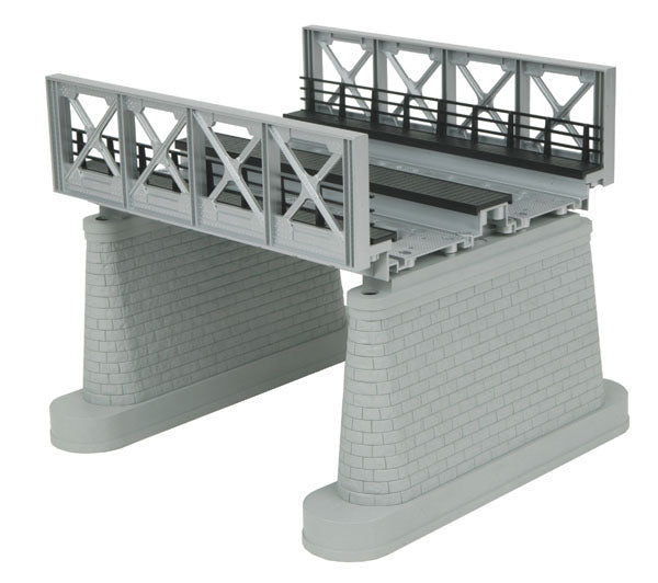 MTH 40-1124 - RealTrax - 2-Track Bridge Girder (Silver)