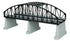 MTH 40-1125 - RealTrax - 2-Track Steel Arch Bridge (Black)