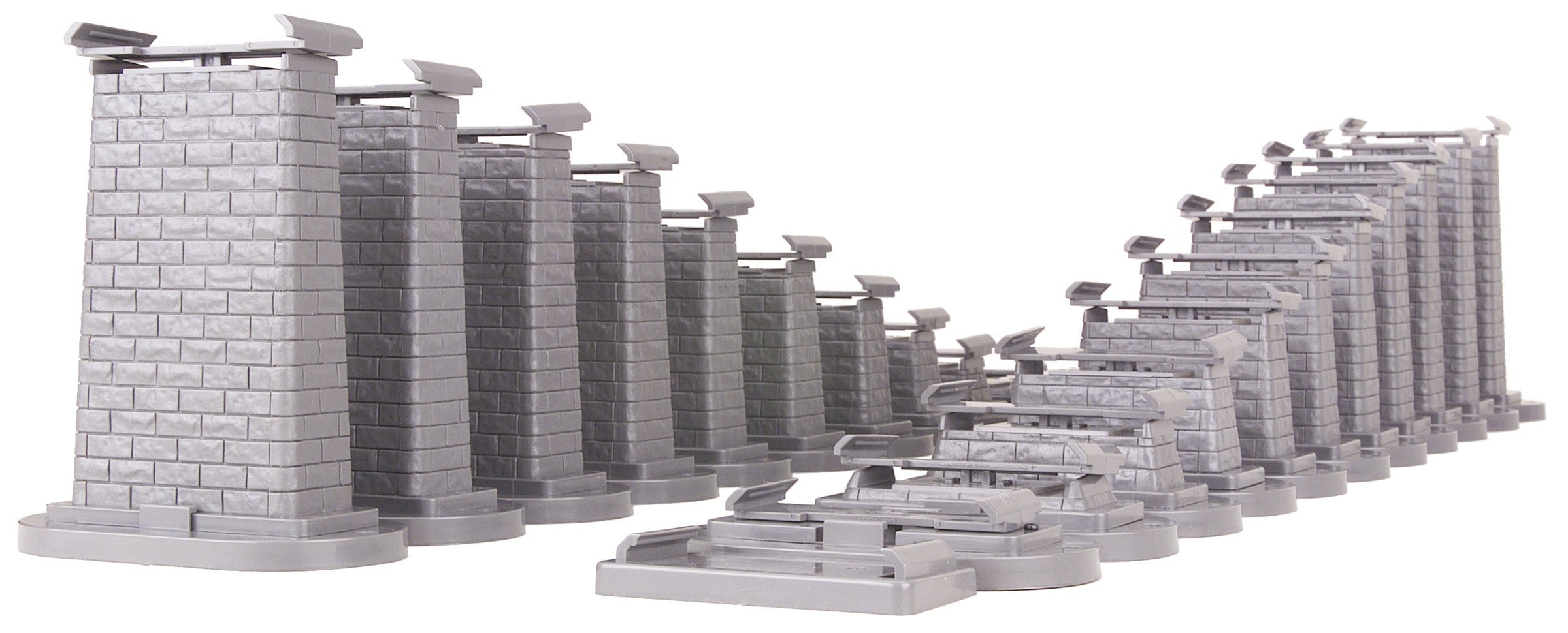 MTH 40-1135 - RealTrax - Graduated Trestle System (24-Piece)