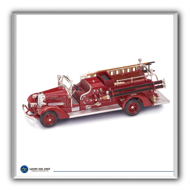 Lucky Die Cast 43003B - 1938 Ahrens-Fox VC Fire Engine (Red) 1/43 Diecast Car