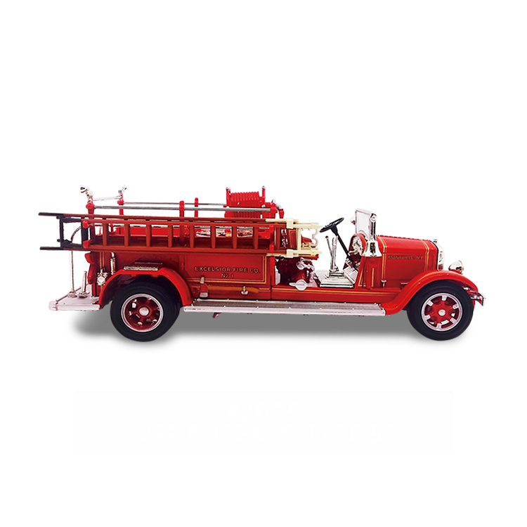 Lucky Die Cast 43005 - 1932 Buffalo Type 50 Fire Engine (Red) 1/43 Diecast Car