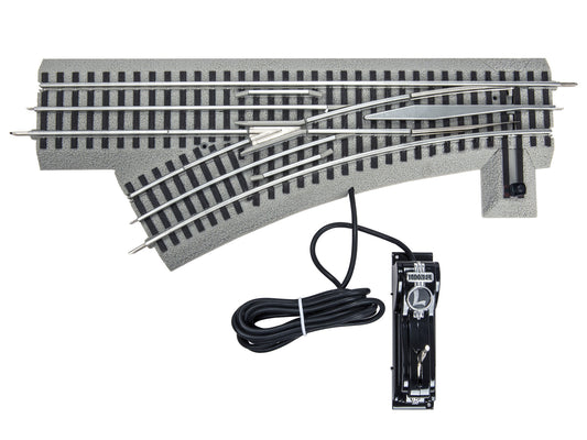 Lionel 6-81949 - FasTrack - O-48 Remote/Command Switch (Left) - MrMuffin'sTrains