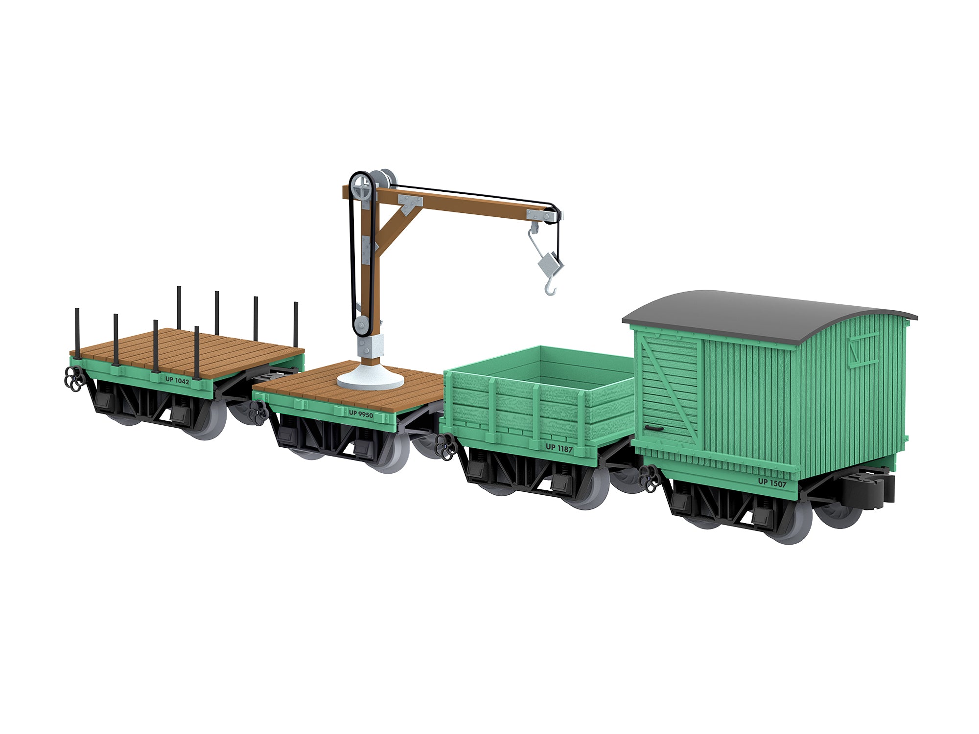 Lionel - Disconnect Logging Tank Car - Scale 3-Rail - Ready to Run -  Painted, Unlettered (brown) - 434-683560
