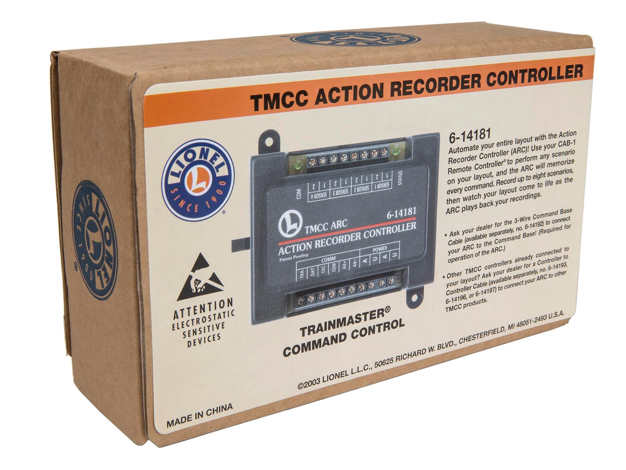 Lionel 6-14181 - TMCC Action Recorder Controller (ARC)