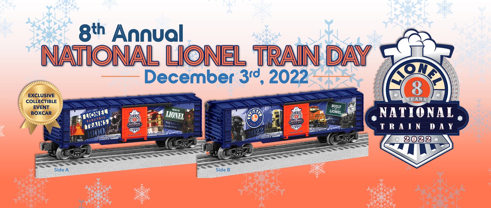 Lionel 2228520 - Boxcar "2022 National Lionel Train Day"