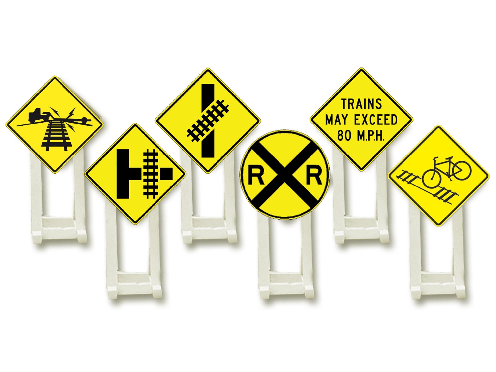Lionel 6-37120 - Railroad Crossing Signs (6-Pack)