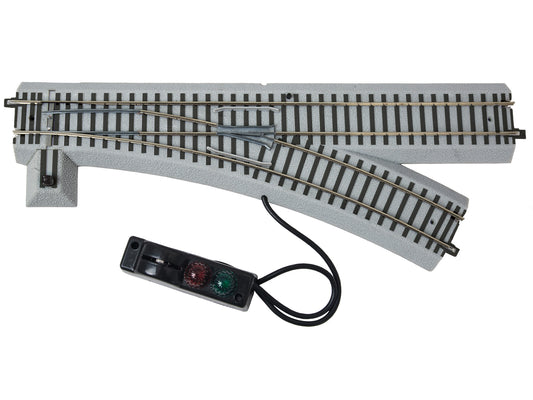 Lionel A/F 6-49886 - A/F Fastrack - R27 Command / Remote Switch Track (Right) - MrMuffin'sTrains