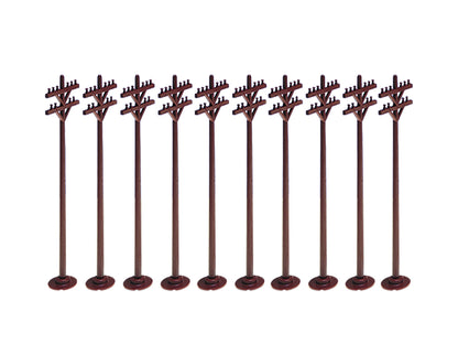 Lionel 6-62181 - Telephone Poles (10-Pack) - MrMuffin'sTrains