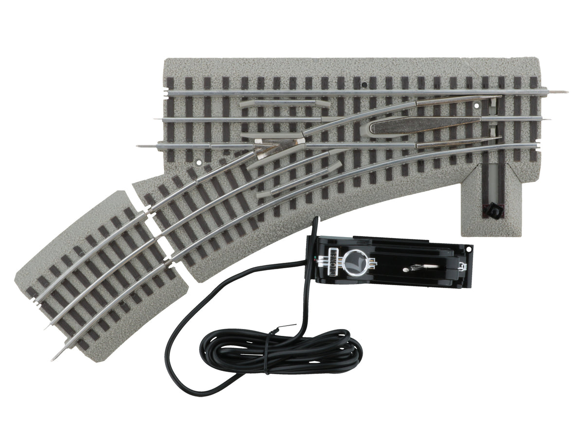 Lionel 6-81947 - FasTrack - O-36 Remote/Switch Track (Left) - MrMuffin'sTrains