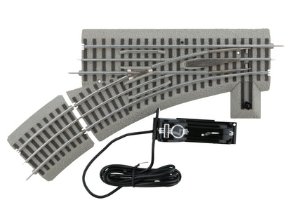 Lionel 6-81947 - FasTrack - O-36 Remote/Switch Track (Left) - MrMuffin'sTrains