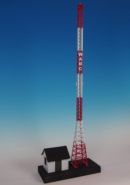 Korber Models #703 - O Scale - Radio Station & Tower w/ Flashing LED Kit - MrMuffin'sTrains