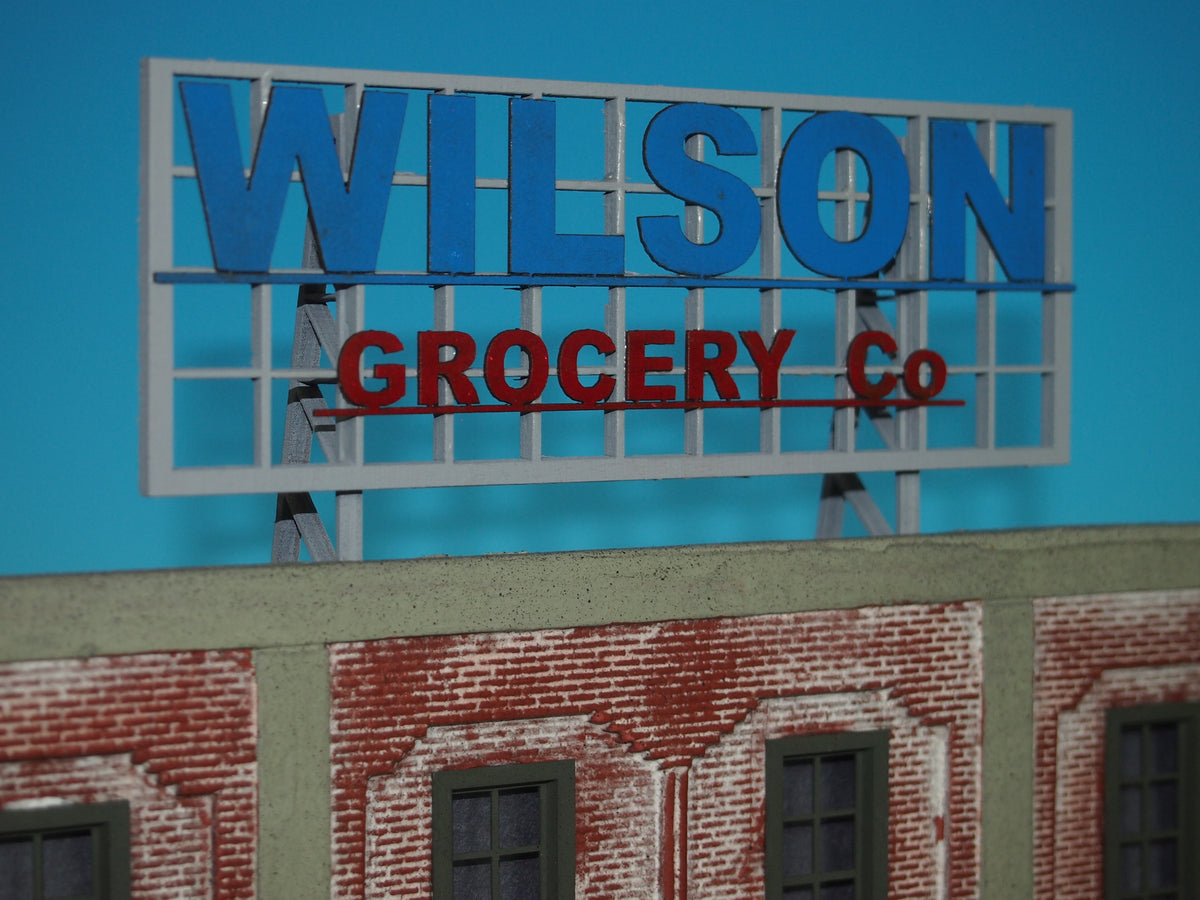 Korber Models #707 - O Scale - Background Grocery Building Kit - MrMuffin'sTrains