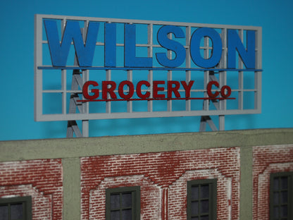 Korber Models #707 - O Scale - Background Grocery Building Kit - MrMuffin'sTrains