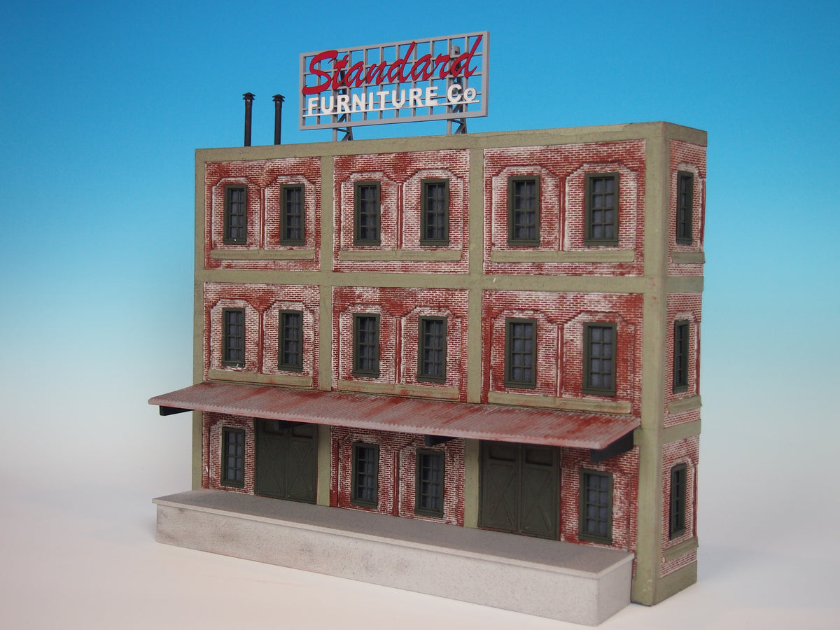 Korber Models #708 - O Scale - Background Furniture Factory Kit - MrMuffin'sTrains