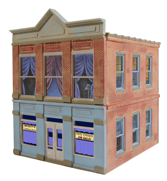 Ameri-Towne #821 - Beckett's Clothing Store Kit - MrMuffin'sTrains