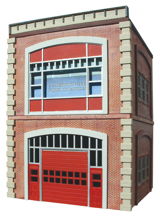 Ameri-Towne #864 - Fire Station Kit - MrMuffin'sTrains