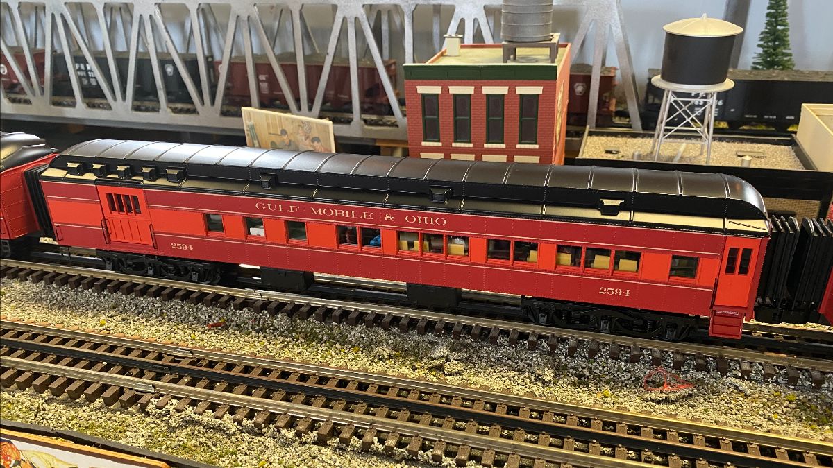 Lionel 2127500 - 18" Passenger Cars "Gulf Mobile & Ohio" (2-Car) #Set B