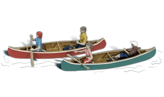 Woodland Scenics A2755 - Canoers - MrMuffin'sTrains