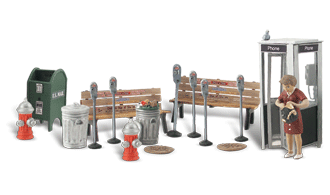 Woodland Scenics A2764 - Street Accessories - MrMuffin'sTrains