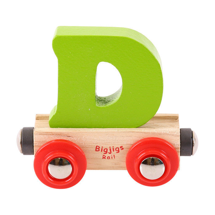 BigJigs BR104 - Rail Name Letter D (Colors Vary) - MrMuffin'sTrains