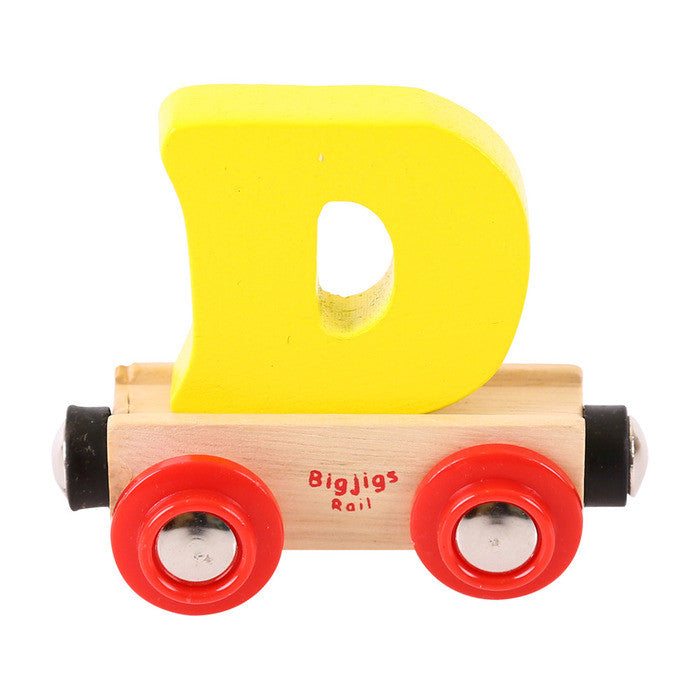 BigJigs BR104 - Rail Name Letter D (Colors Vary) - MrMuffin'sTrains