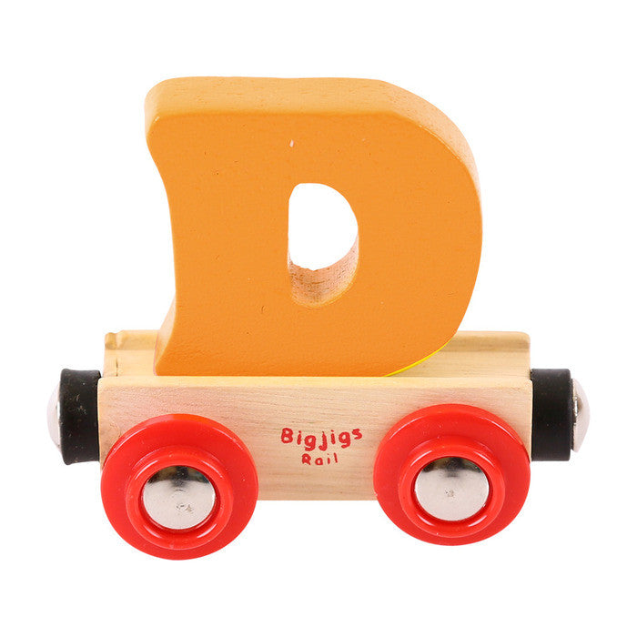 BigJigs BR104 - Rail Name Letter D (Colors Vary) - MrMuffin'sTrains