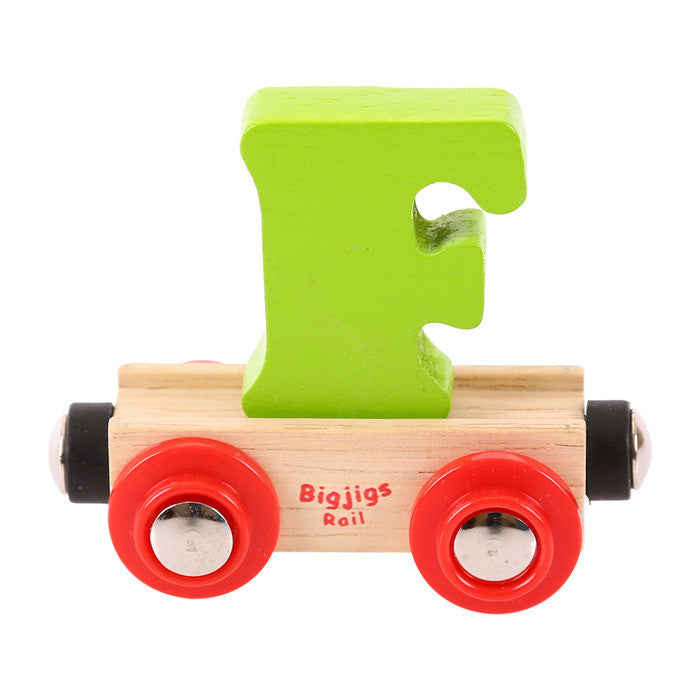 BigJigs BR106 - Rail Name Letter F (Colors Vary) - MrMuffin'sTrains