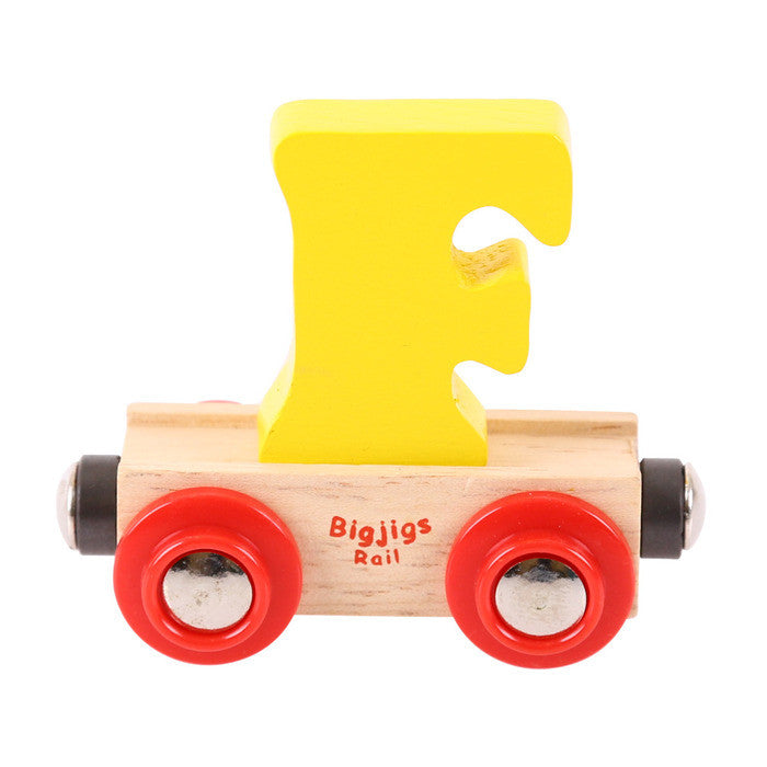 BigJigs BR106 - Rail Name Letter F (Colors Vary) - MrMuffin'sTrains