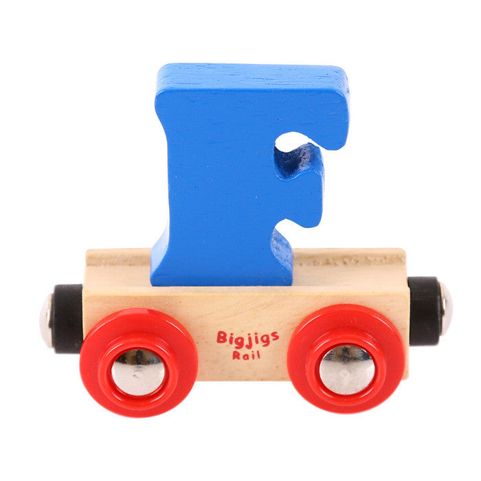 BigJigs BR106 - Rail Name Letter F (Colors Vary) - MrMuffin'sTrains