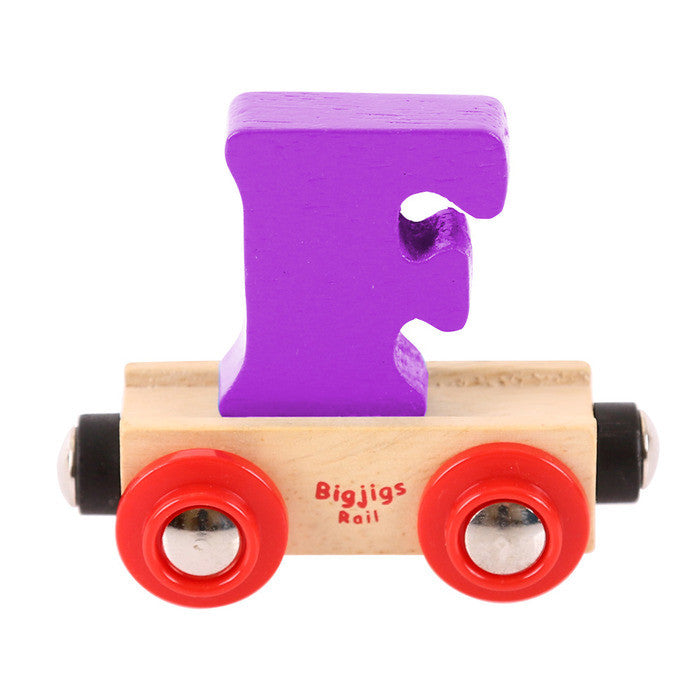 BigJigs BR106 - Rail Name Letter F (Colors Vary) - MrMuffin'sTrains