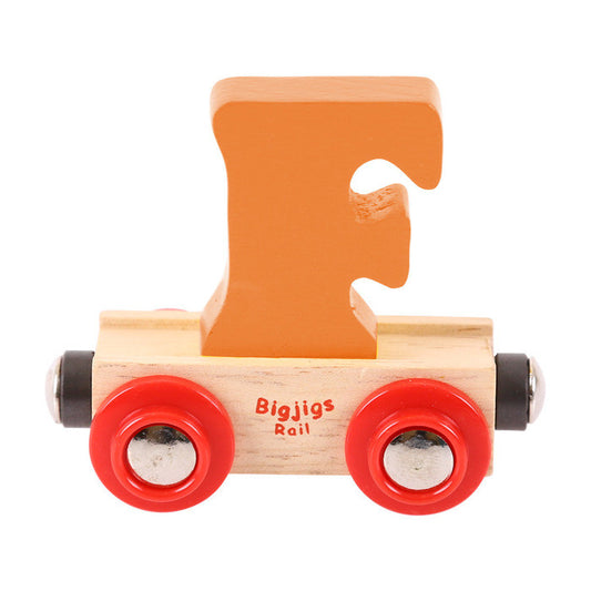 BigJigs BR106 - Rail Name Letter F (Colors Vary) - MrMuffin'sTrains