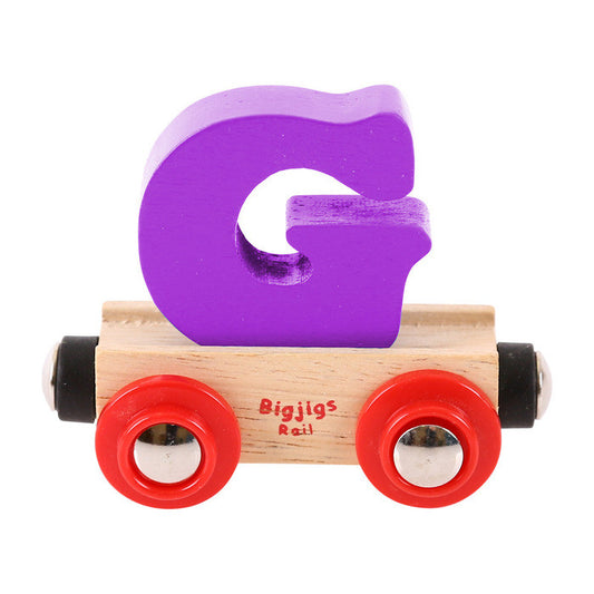 BigJigs BR107 - Rail Name Letter G (Colors Vary) - MrMuffin'sTrains