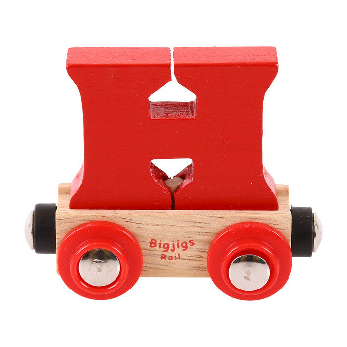 BigJigs BR108 - Rail Name Letter H (Colors Vary) - MrMuffin'sTrains