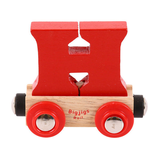 BigJigs BR108 - Rail Name Letter H (Colors Vary) - MrMuffin'sTrains